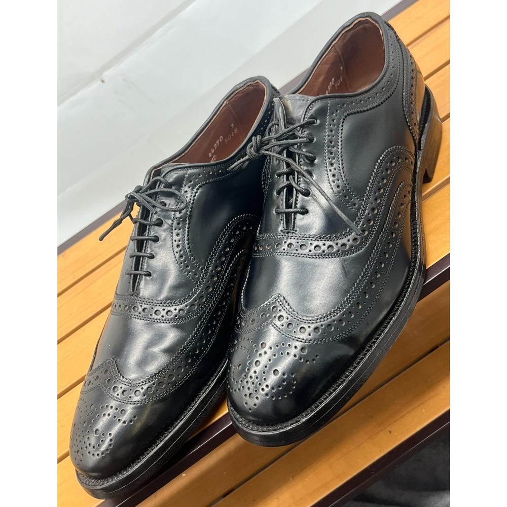 Allen Edmonds Cambridge Shell Cordovan Wingtip Handcrafted in USA Size 8D